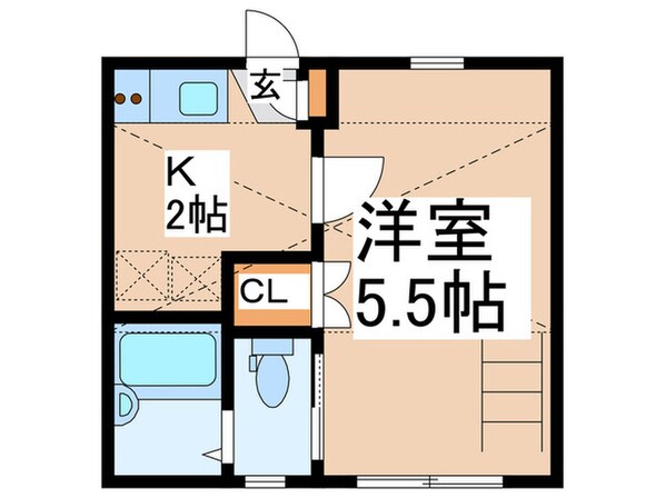 レイディアンス東山田の物件間取画像